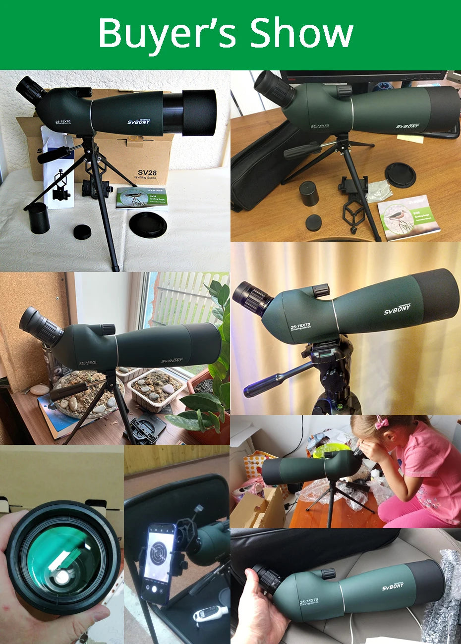 OpticVault Pro 25-75x70 Spotting Scope - FMC BAK4 Waterproof