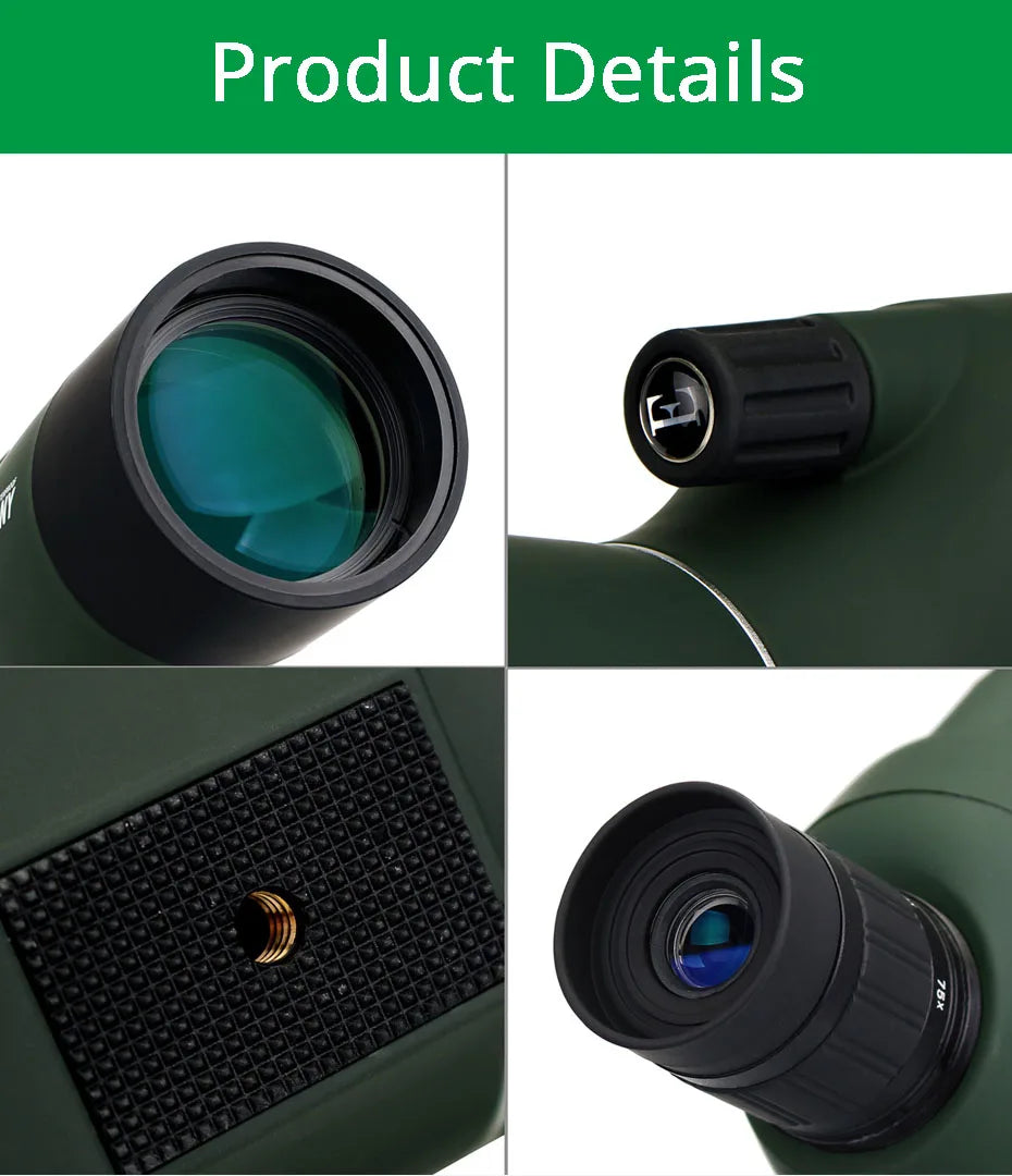 OpticVault Pro 25-75x70 Spotting Scope - FMC BAK4 Waterproof