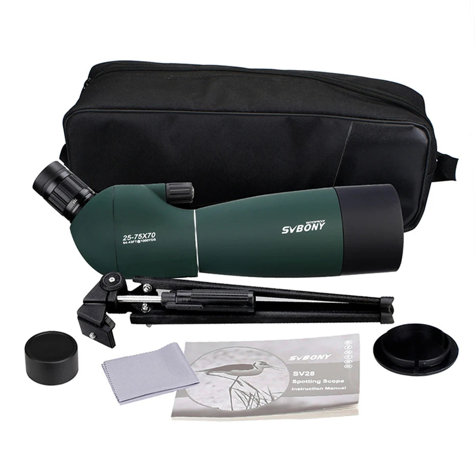 OpticVault Pro 25-75x70 Spotting Scope - FMC BAK4 Waterproof