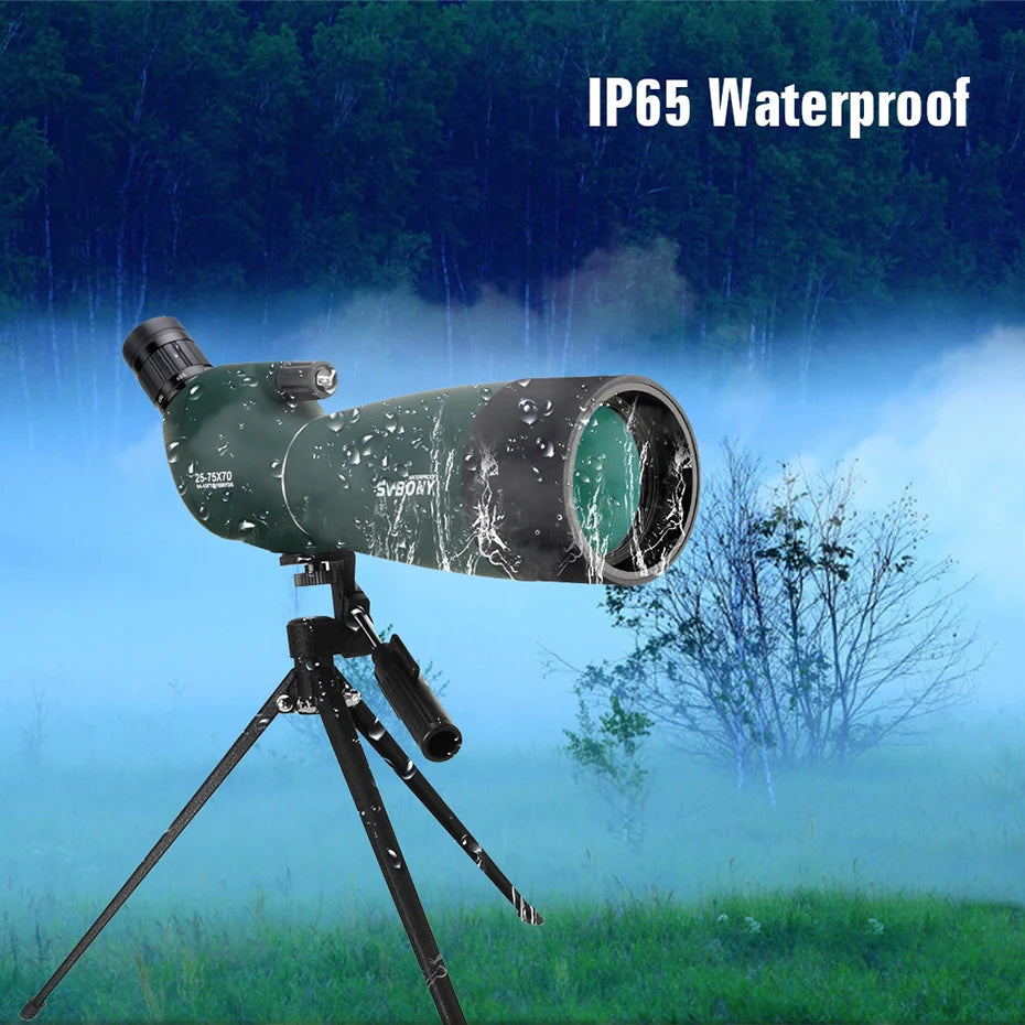 OpticVault Pro 25-75x70 Spotting Scope - FMC BAK4 Waterproof