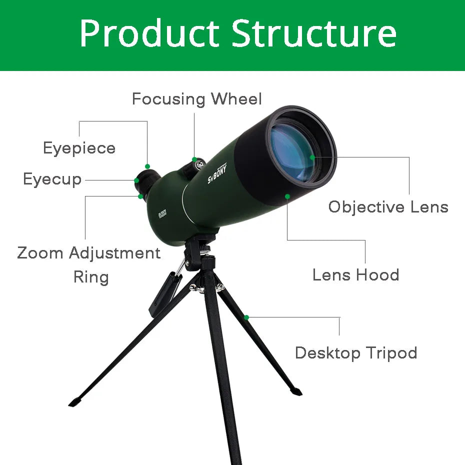 OpticVault Pro 25-75x70 Spotting Scope - FMC BAK4 Waterproof