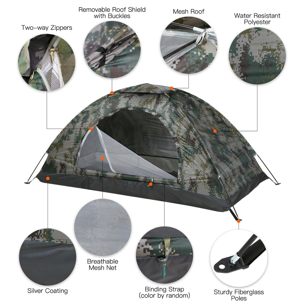TrailShelter 1-2 Person Ultralight Camping Tent