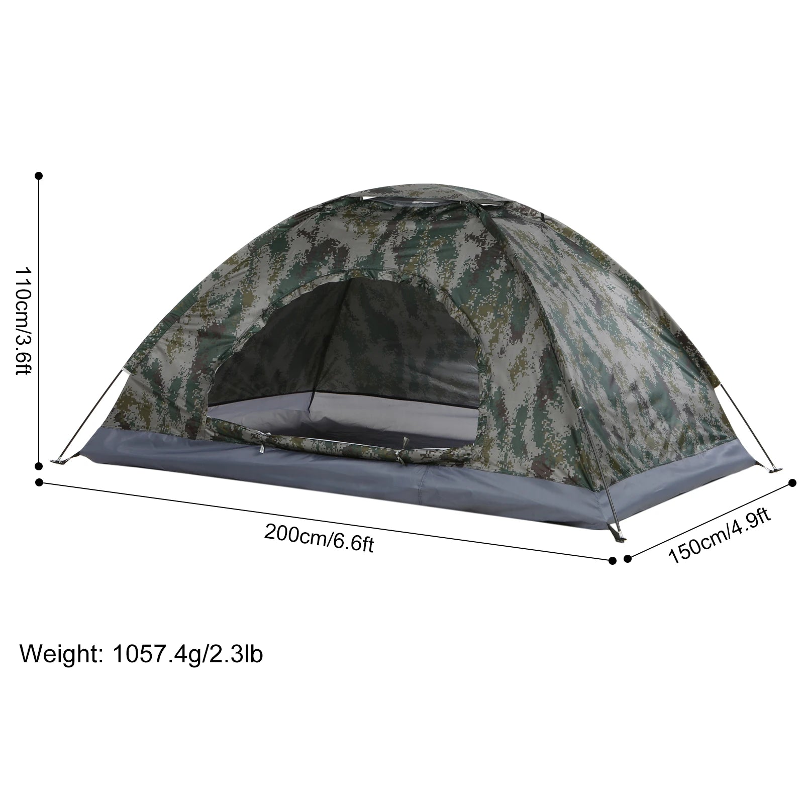 TrailShelter 1-2 Person Ultralight Camping Tent