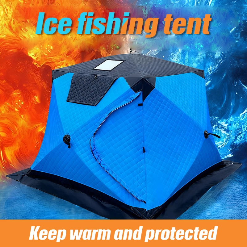 IceBreak Winter Fishing Tent — 3-4 Person Insulated