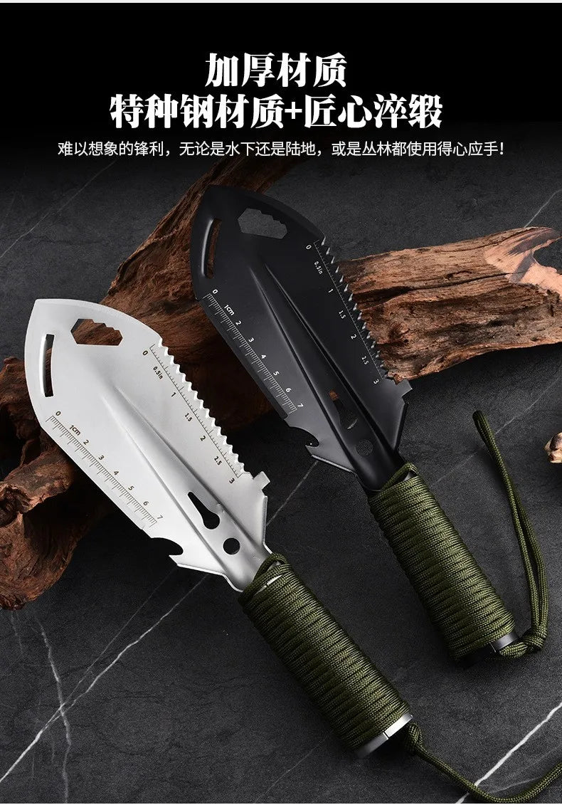 EntrenVault Compact Multifunctional Camp Shovel