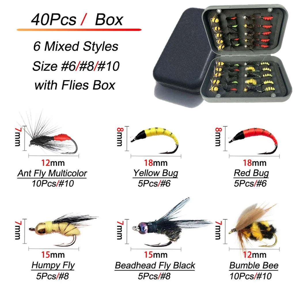 FlyVault Dry/Wet Fly Fishing Assortment Kit