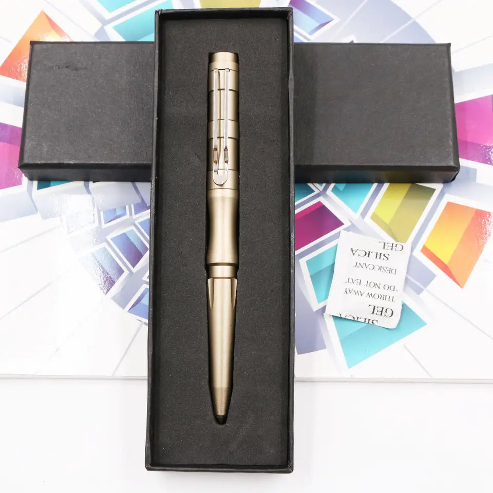 VaultPen Tactical Writing Pen | Aircraft Aluminum Glass Breaker