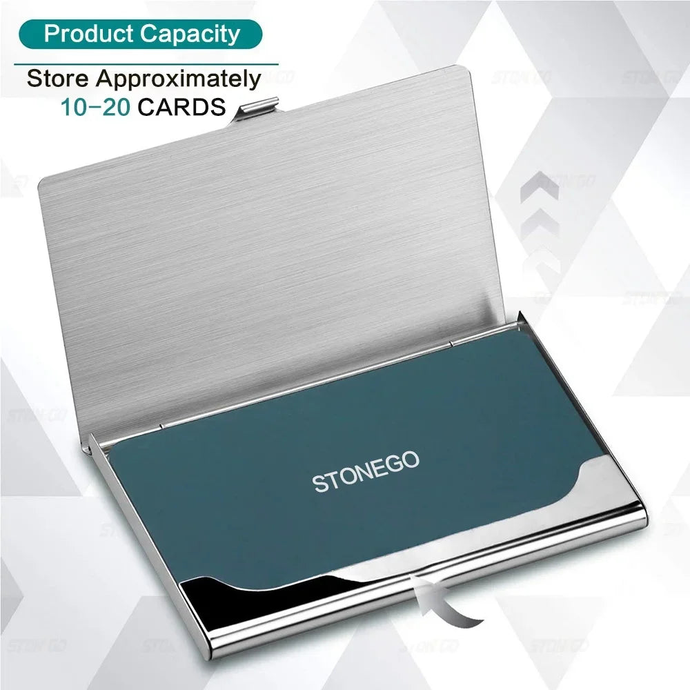 SlimVault Money Clip — Stainless Steel Card + Cash Holder