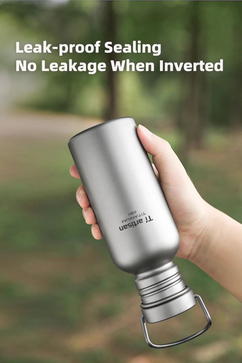 TitanHydro Ultralight Titanium Water Bottle