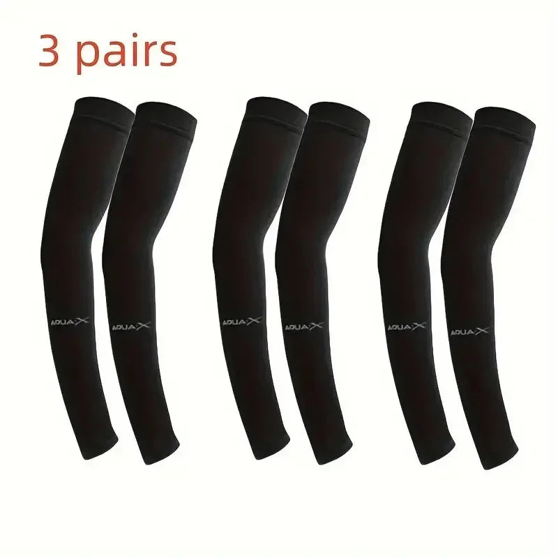 ArmShield UV Protective Sun Sleeves — 3 Pairs