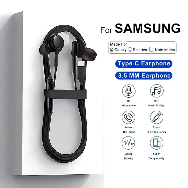 AudioLink USB-C Wired Earbuds for Android