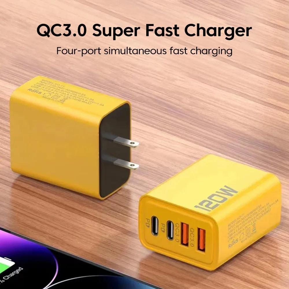 ChargePoint 4-Port USB-C PD Fast Charger Adapter