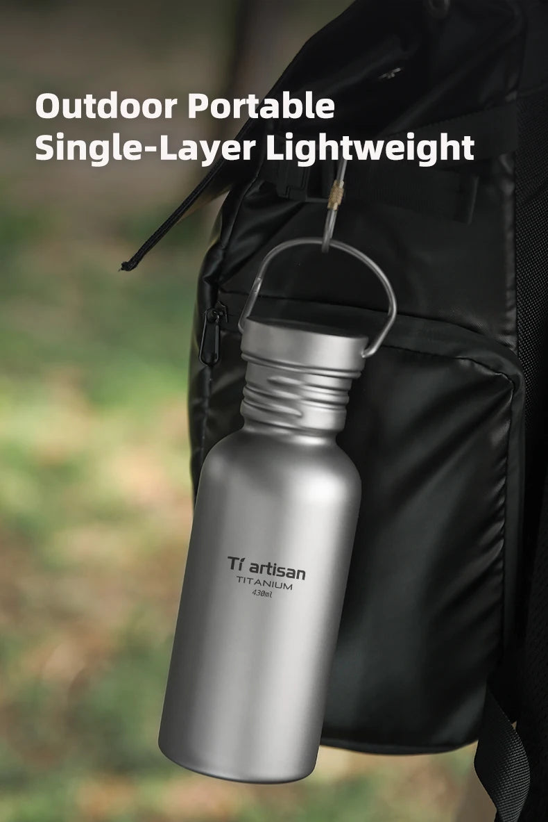 TitanHydro Ultralight Titanium Water Bottle
