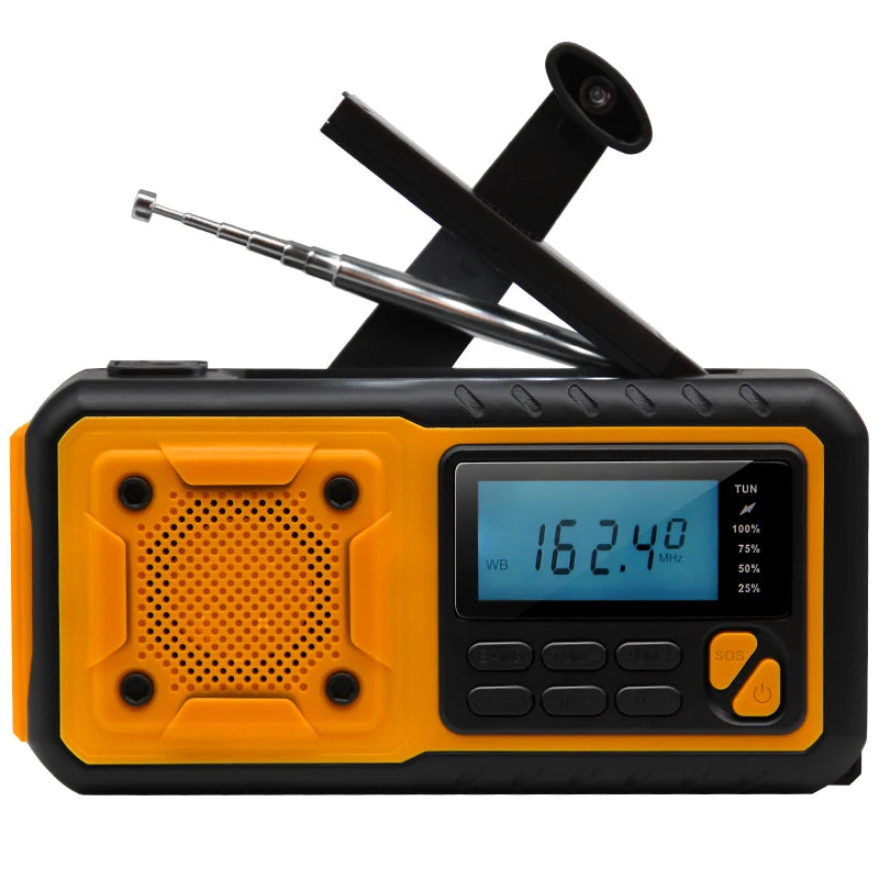 GridSignal NOAA Hand-Crank Emergency Radio
