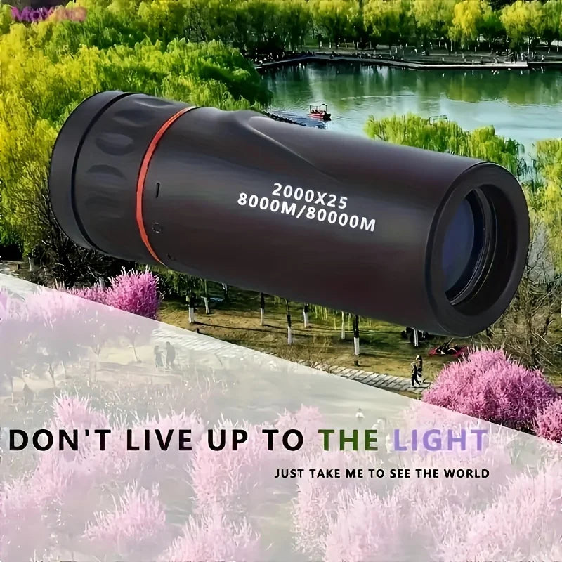 OpticPocket 2000x HD Compact Travel Monocular