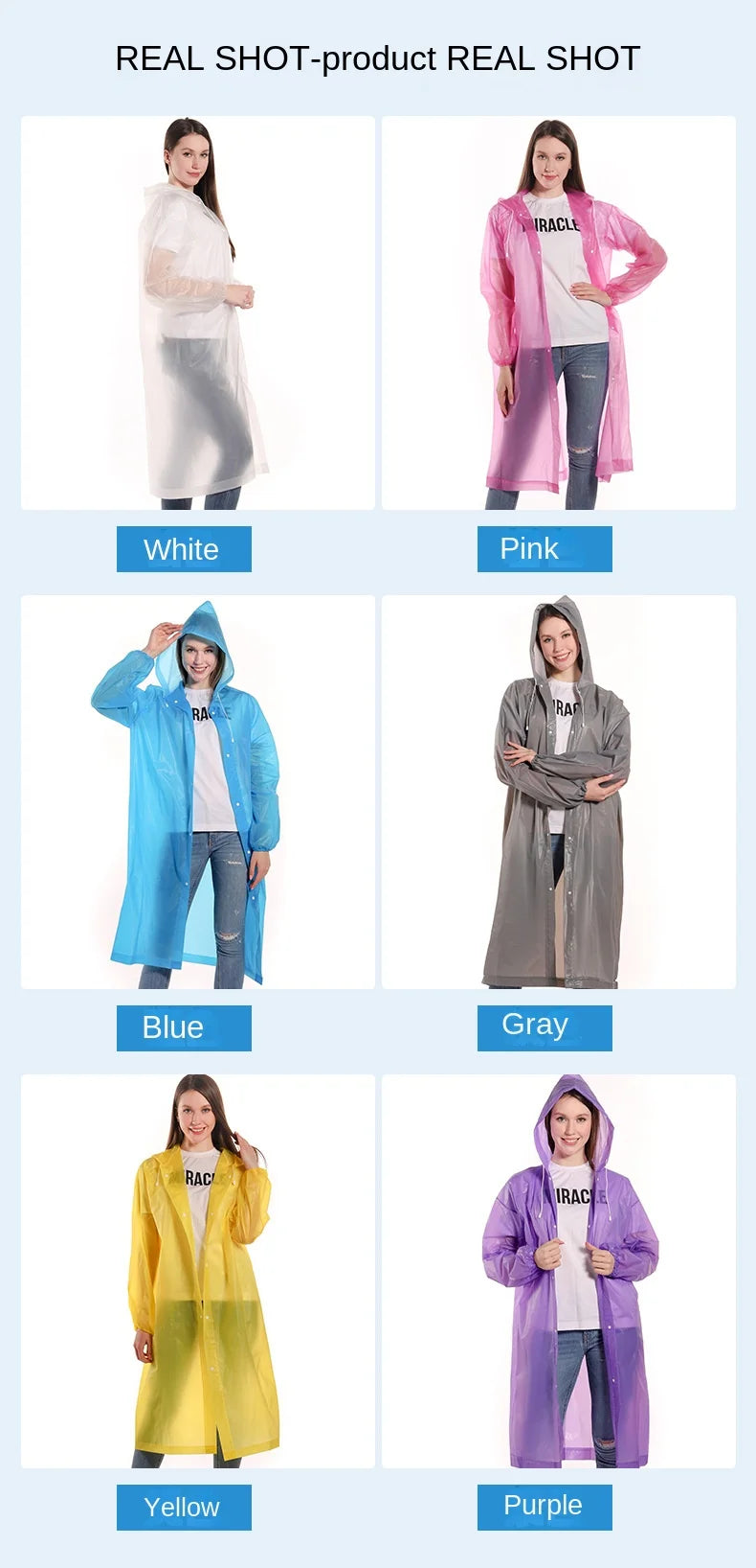 StormLayer EVA Waterproof Unisex Rain Poncho