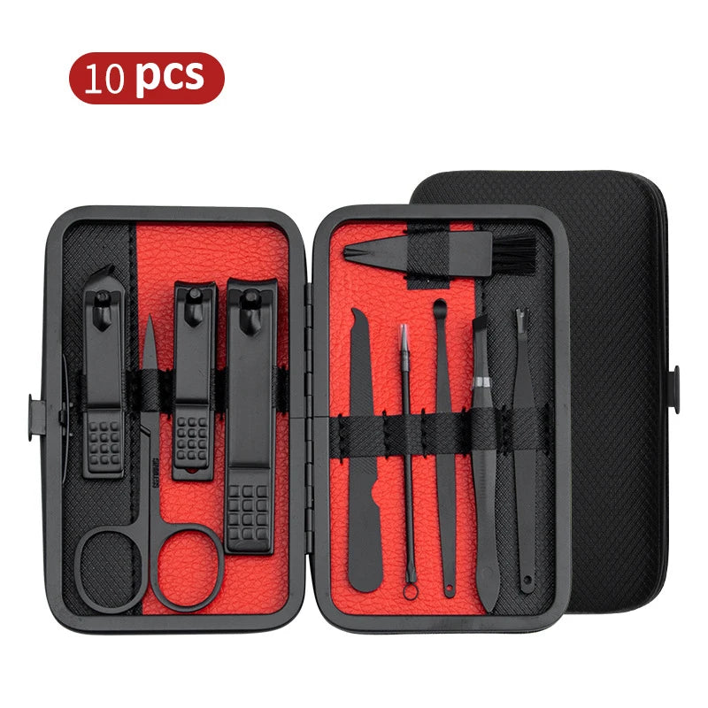 PrecisionKit Pro Manicure & Pedicure Set — Stainless Steel