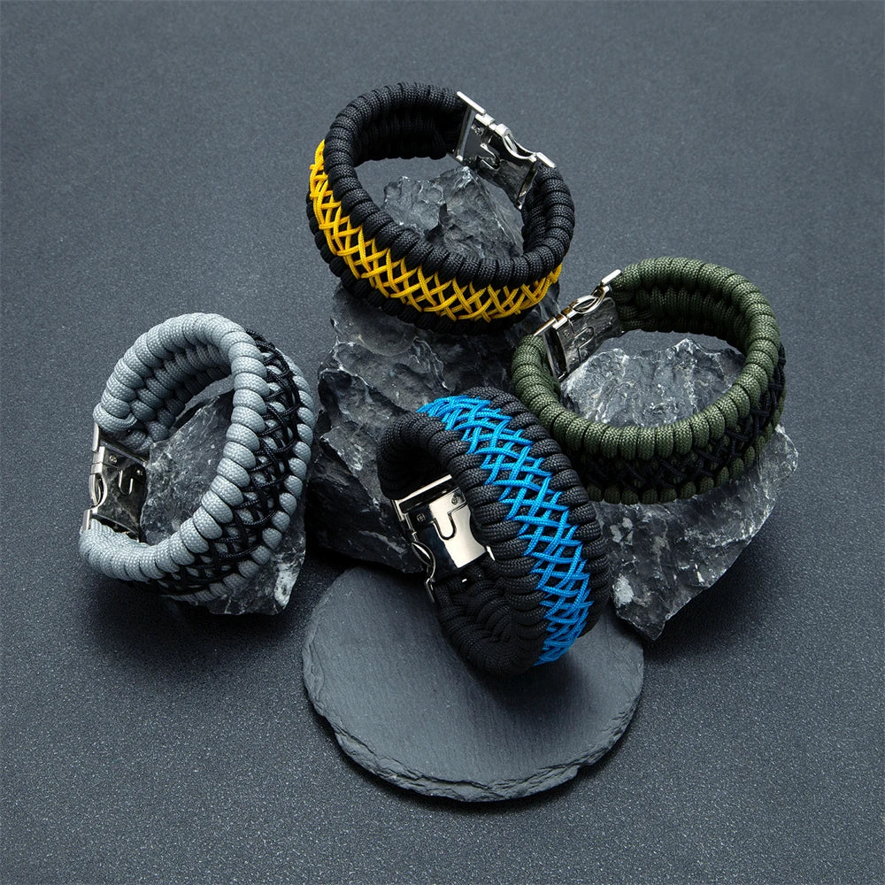 VaultWeave Paracord Survival Bracelet — 550lb