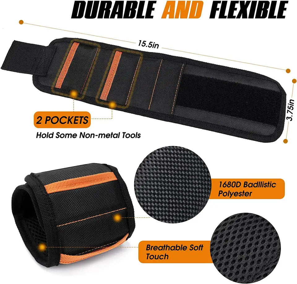 MagGrip Magnetic Wristband | Neodymium Magnet Tool Holder