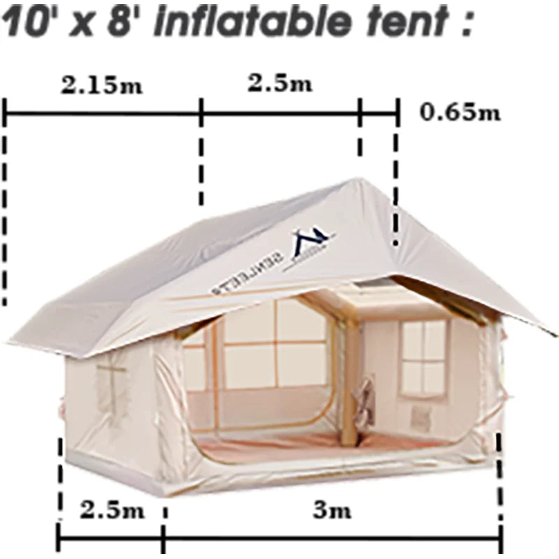 SkyShield 10x13 Waterproof Survival Rain Fly Tarp