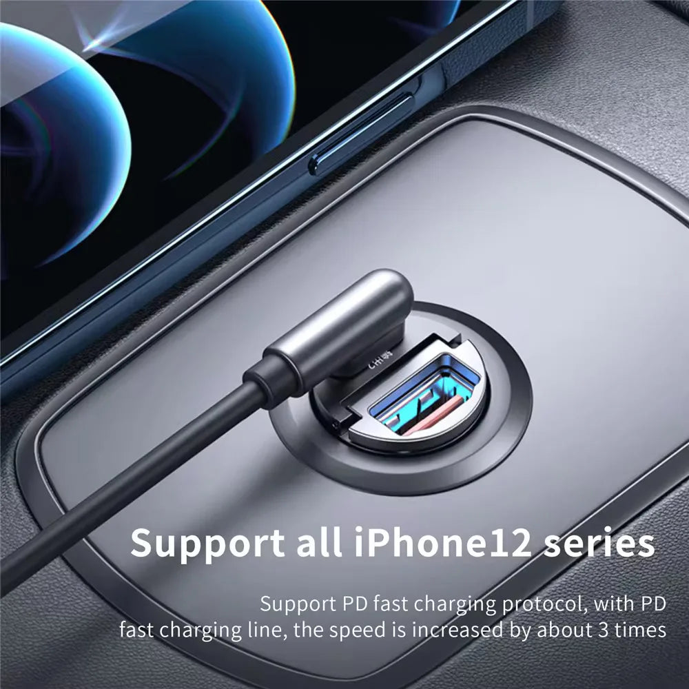 VoltDrive 200W PD Mini Car Fast Charger