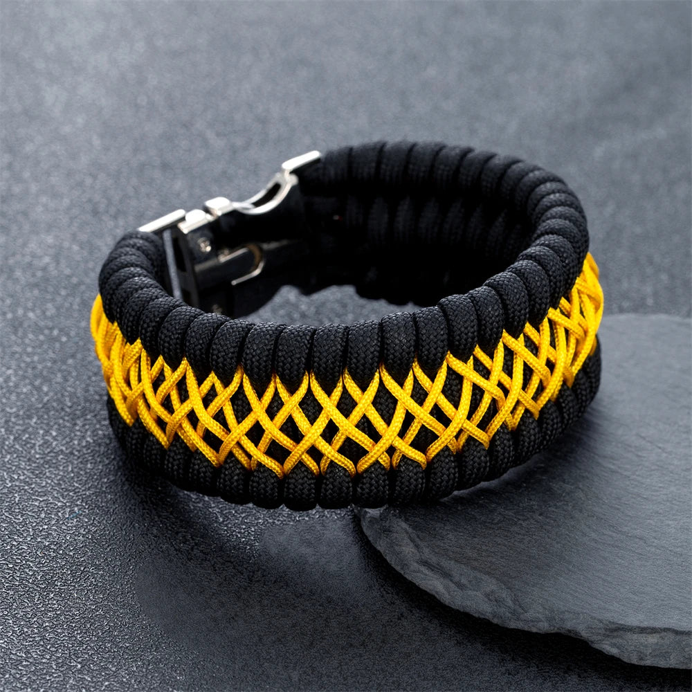 VaultWeave Paracord Survival Bracelet — 550lb