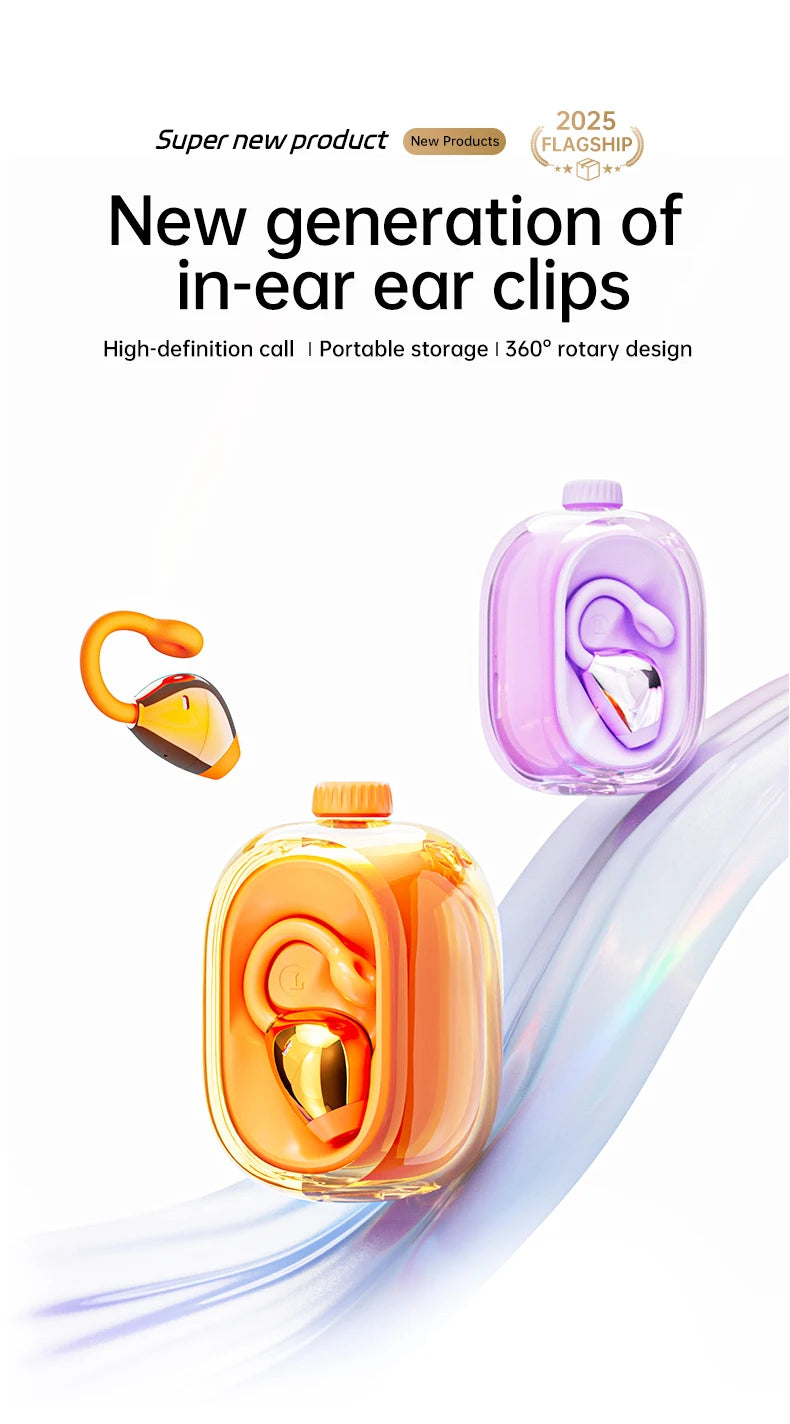 BoneClip Wireless Monaural Bone Conduction Earphone
