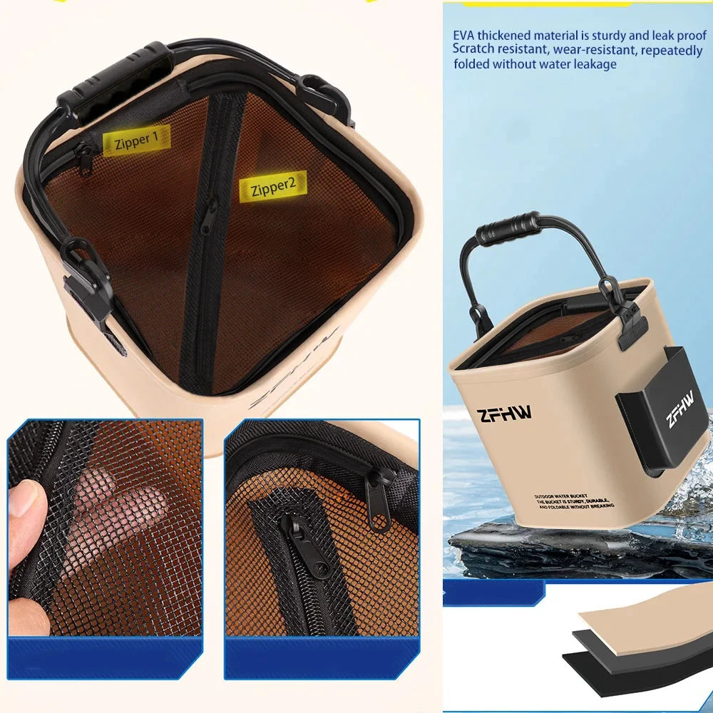 TackleVault Fishing Supplies Bucket Kit