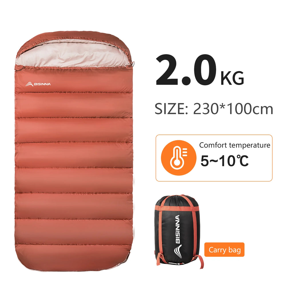 DreamBase Large 3-Season Camping Sleeping Bag — Lightweight