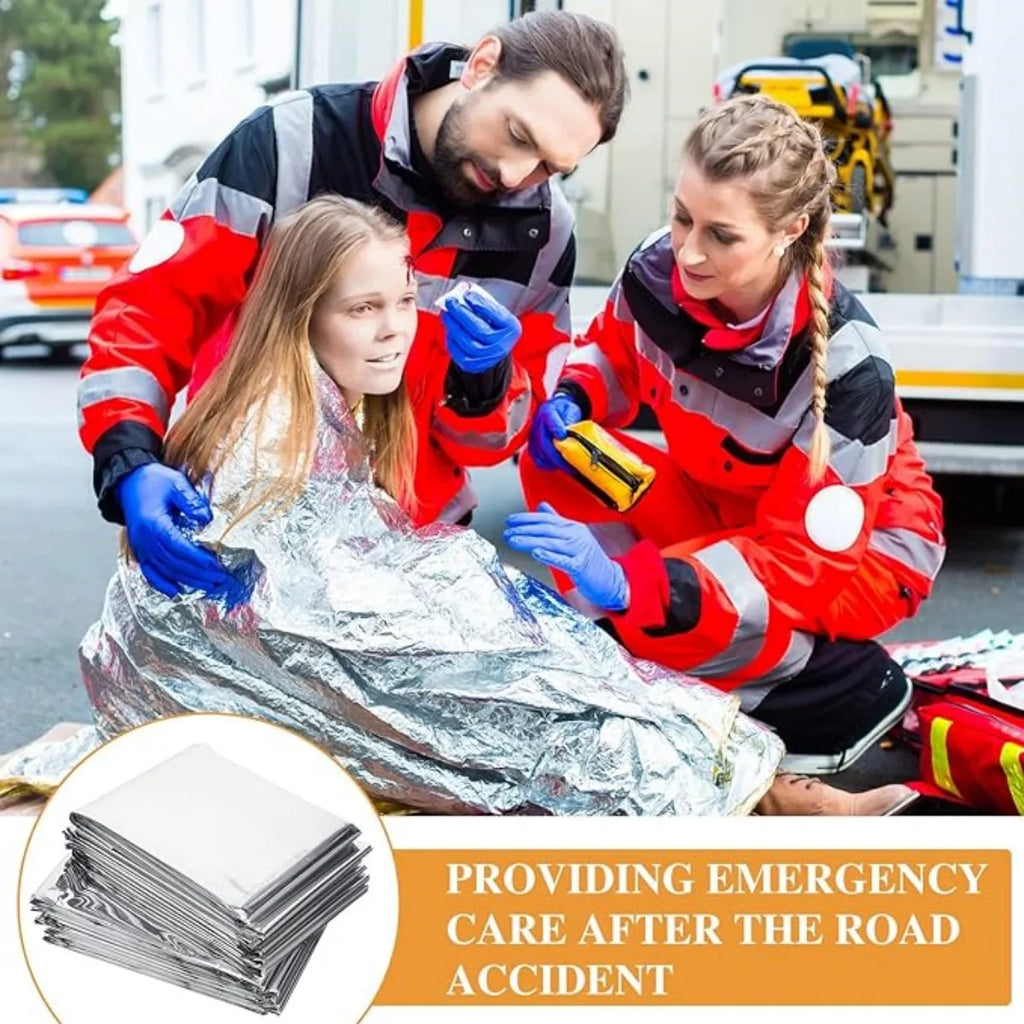 VaultWarm Mylar Emergency Blanket 4-Pack