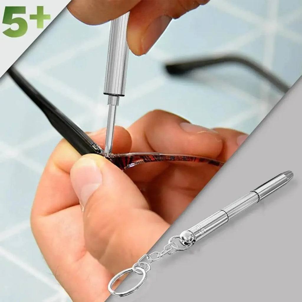 PocketFix 3-in-1 Precision Eyeglass Repair Screwdriver Kit