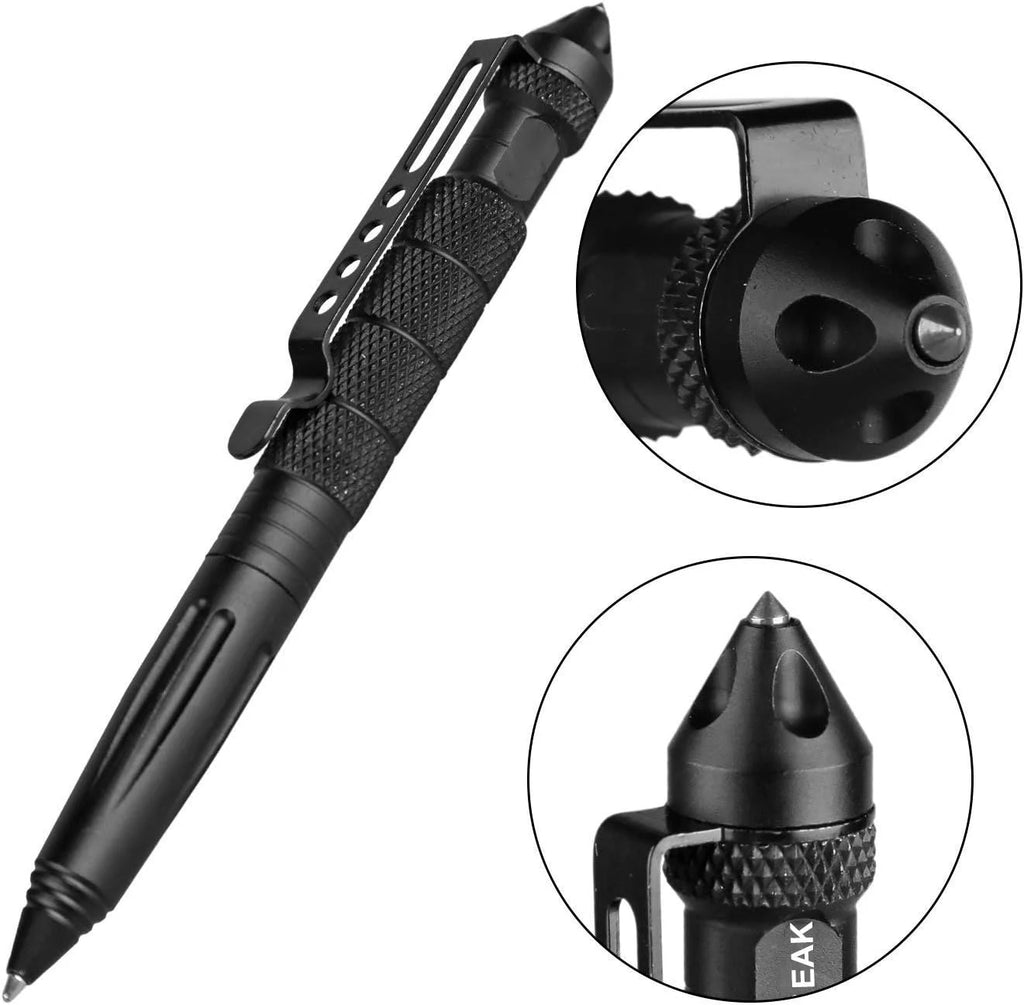 StrikePoint Military Tactical Pen — Tungsten Steel Glass Breaker