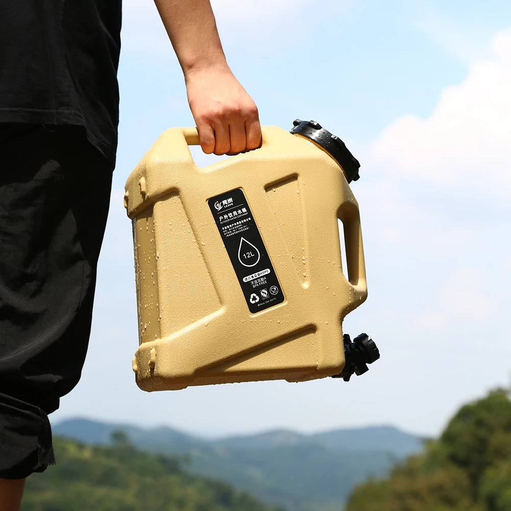 AquaVault Collapsible Camping Water Bucket — 10/12L