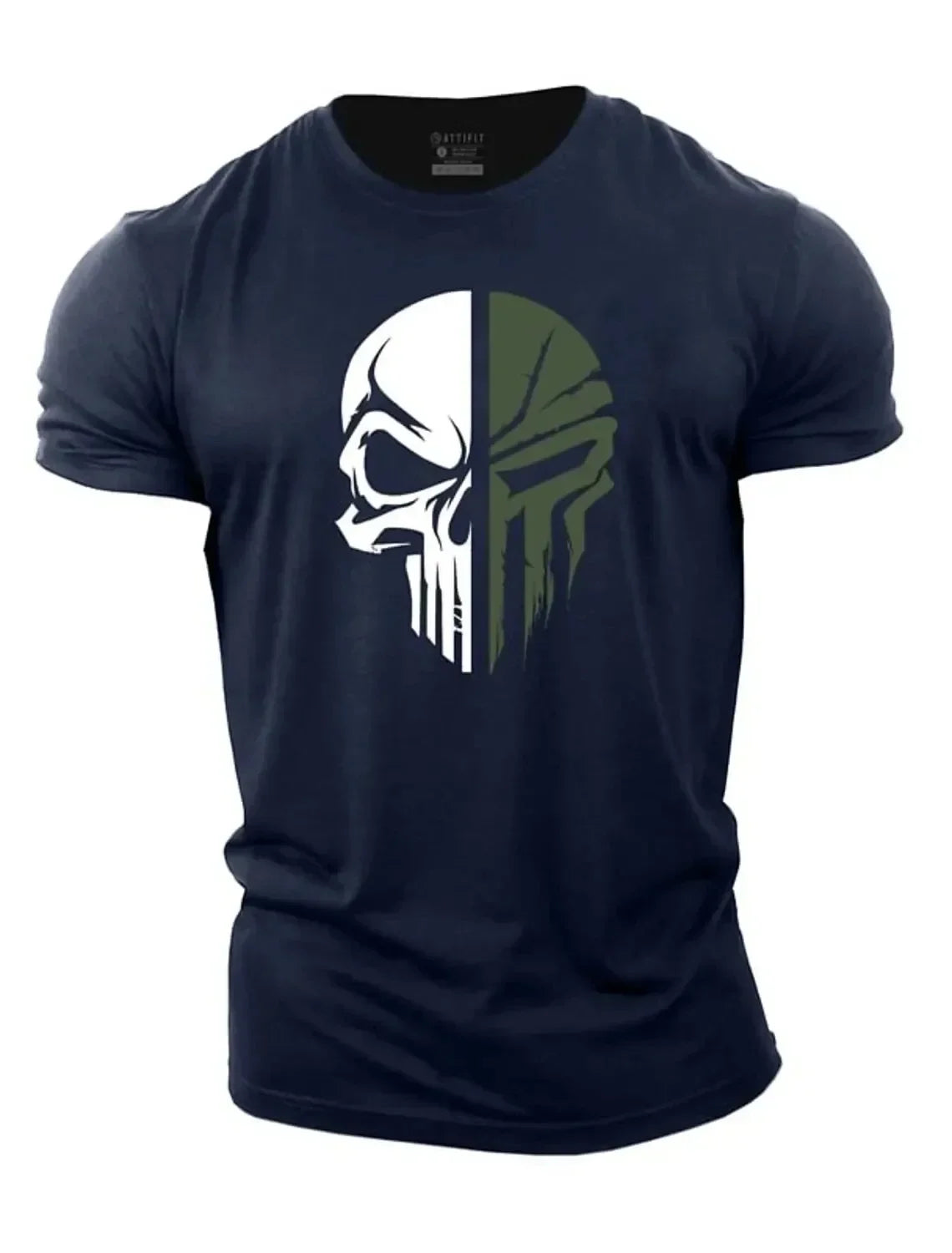 TacticalEdge Military Skull Print Performance T-Shirt