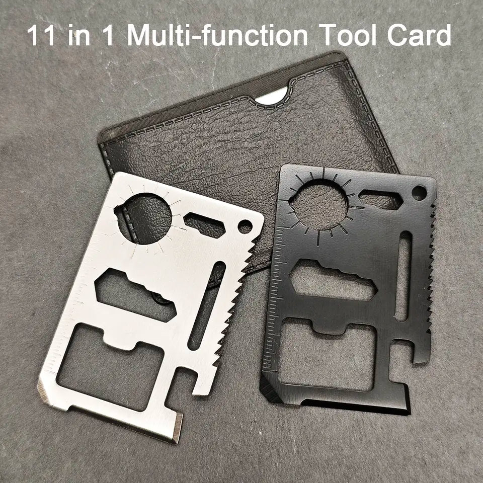 VaultCard 11-in-1 Wallet Multi-Tool | Credit Card Size EDC Tool