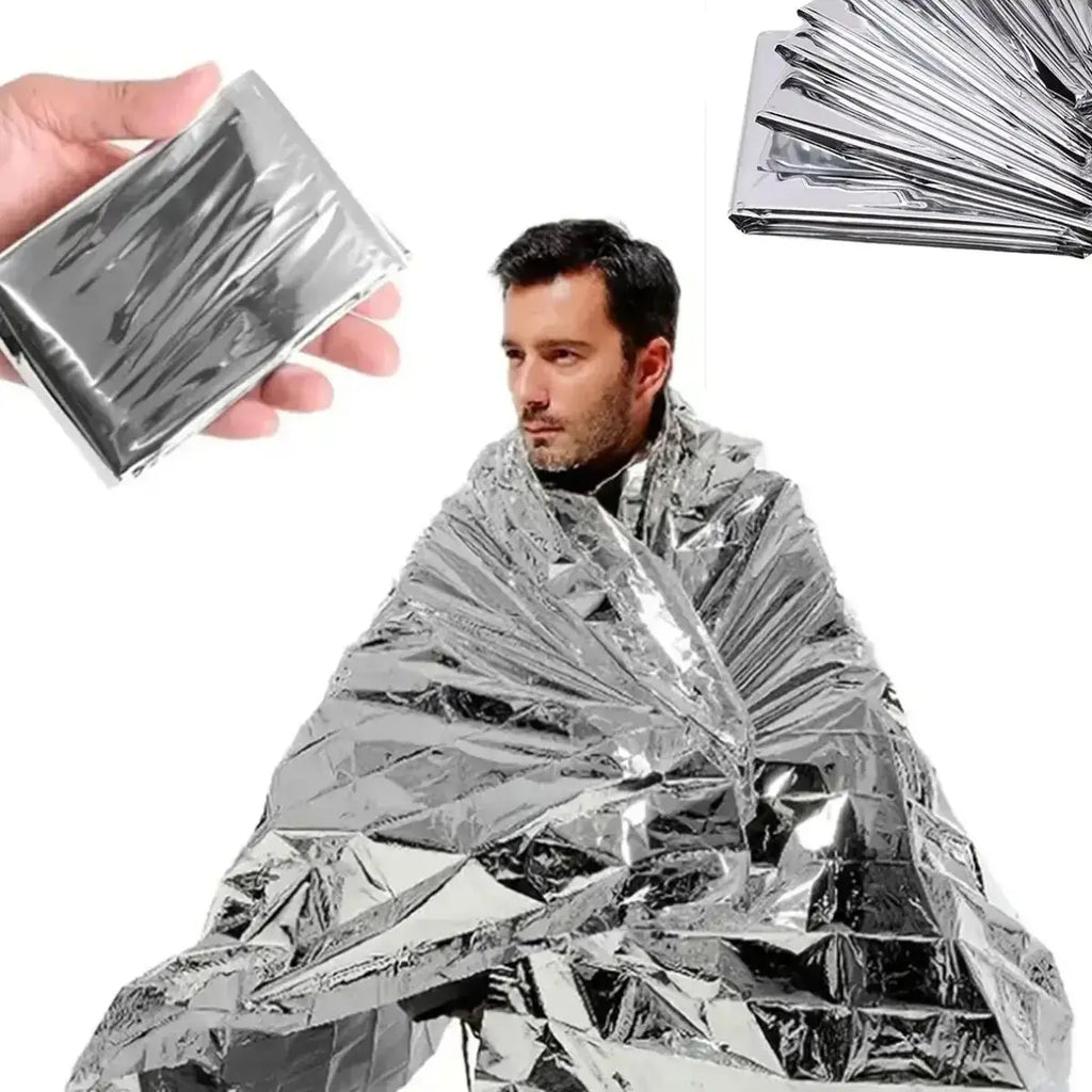 VaultWarm Mylar Emergency Blanket 4-Pack