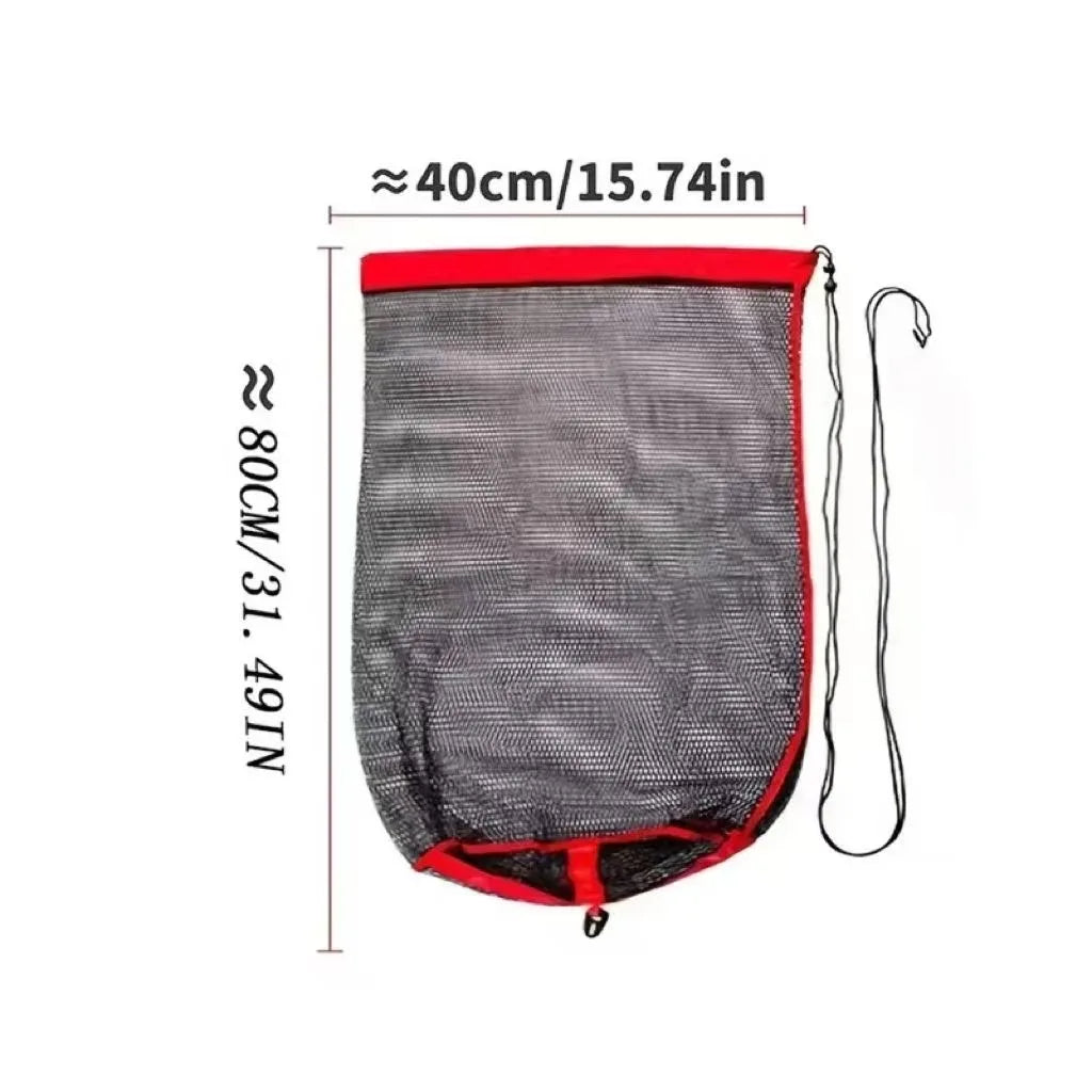 CatchNet Collapsible Live Fish Bag — Mesh Fishing Net