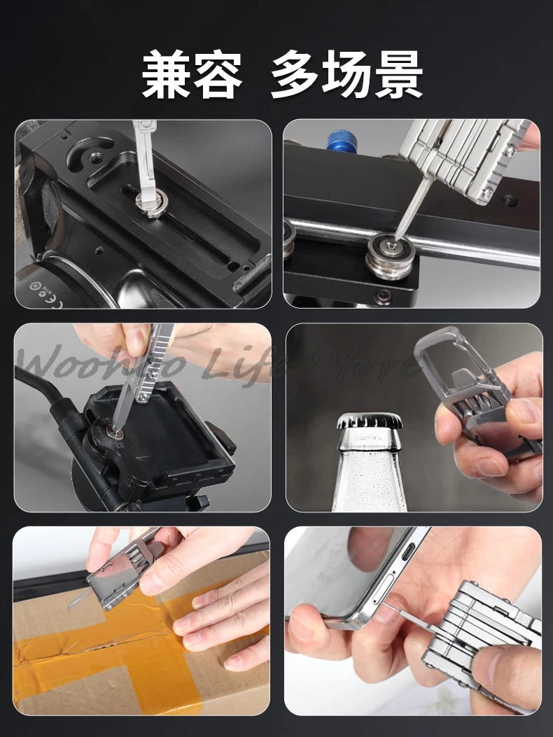ClipForce Carabiner Multi-Tool — 9-in-1