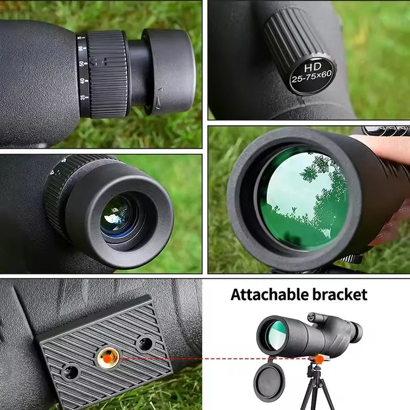 OpticVault 25-75x60 Waterproof Spotting Scope