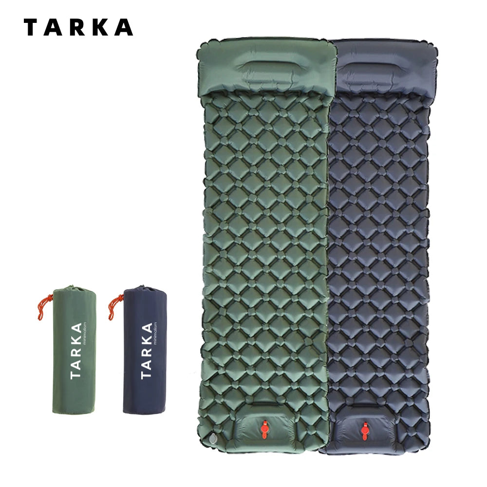 TrailRest Inflatable Camping Pad with Pillow