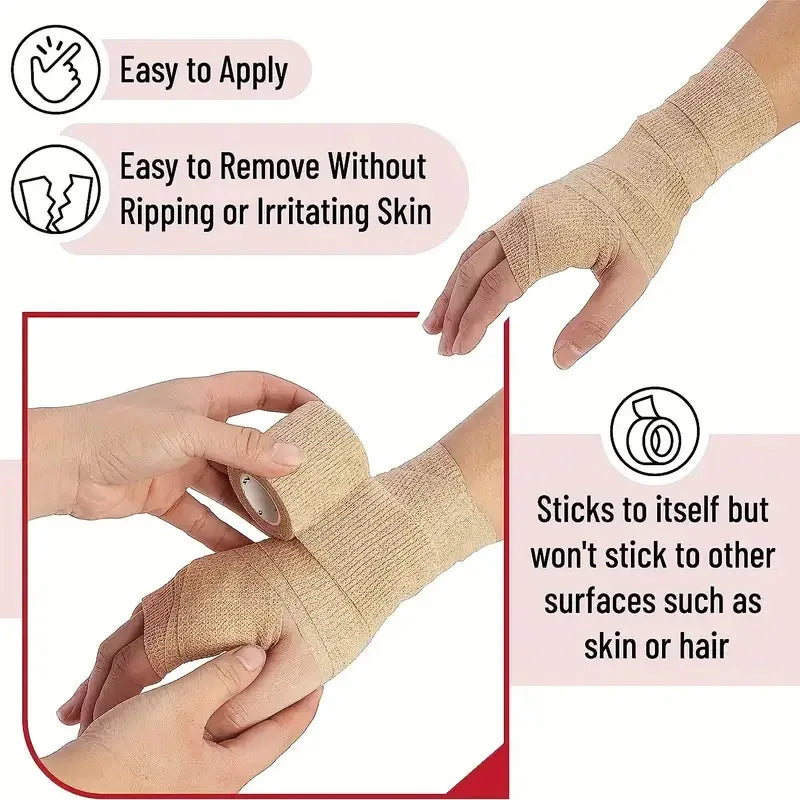 RescueBand Elastic Self-Adhesive Medical Bandage