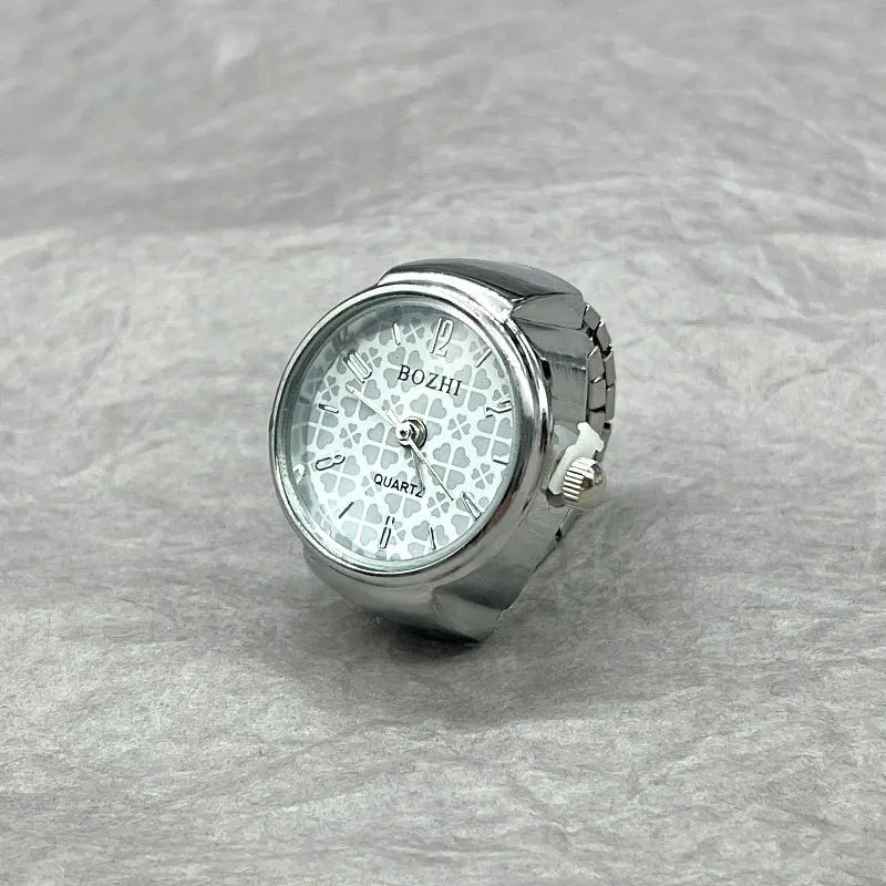 RingWatch Vintage Alloy Quartz Finger Ring Watch