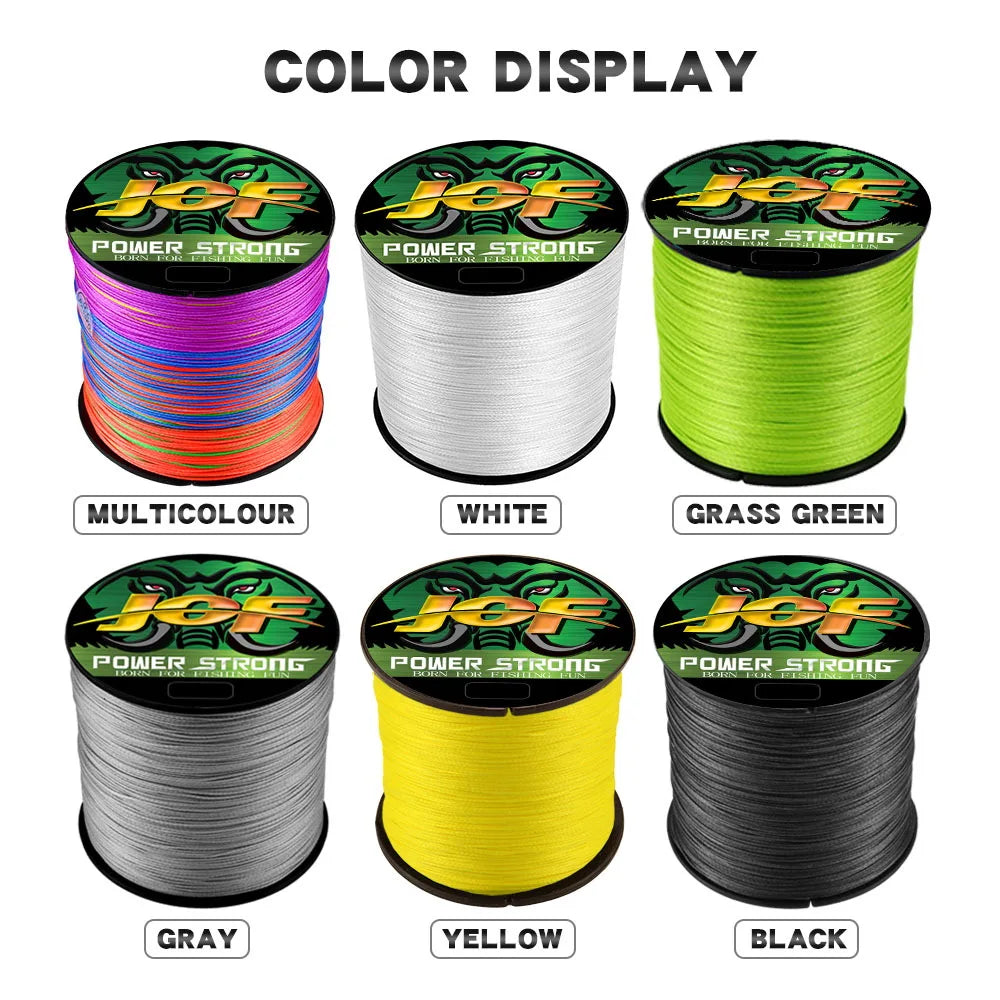 BraidForce 4-Strand PE Braided Fishing Line — 100/300M