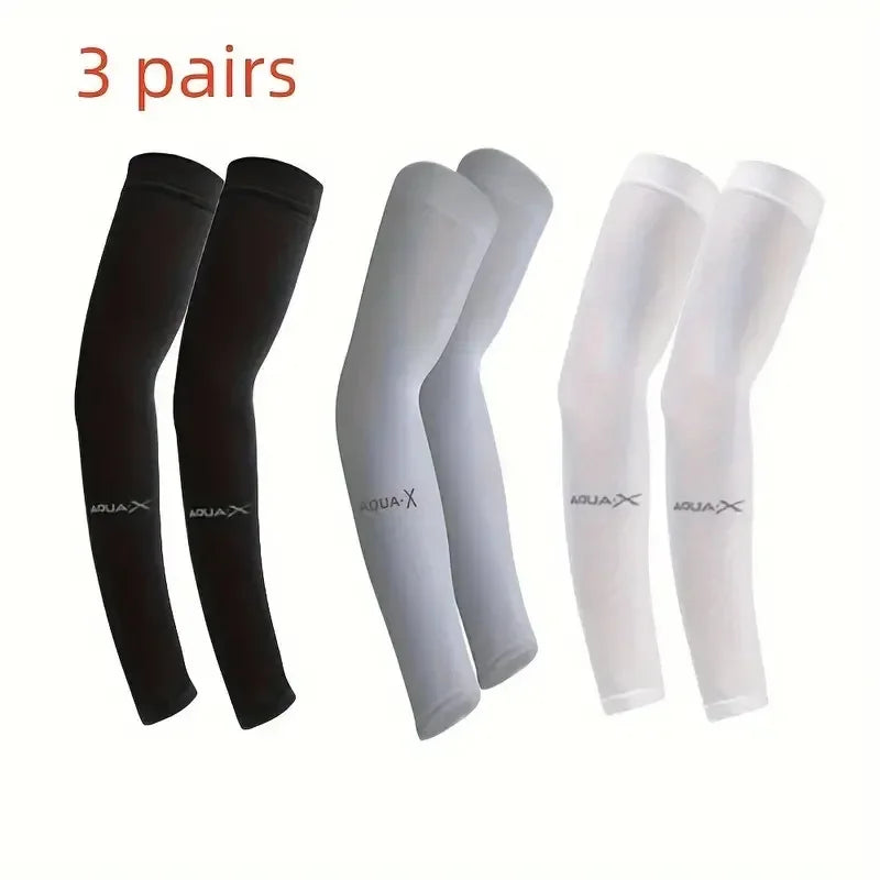 ArmShield UV Protective Sun Sleeves — 3 Pairs