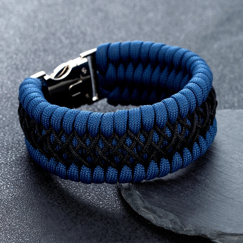 VaultWeave Paracord Survival Bracelet — 550lb