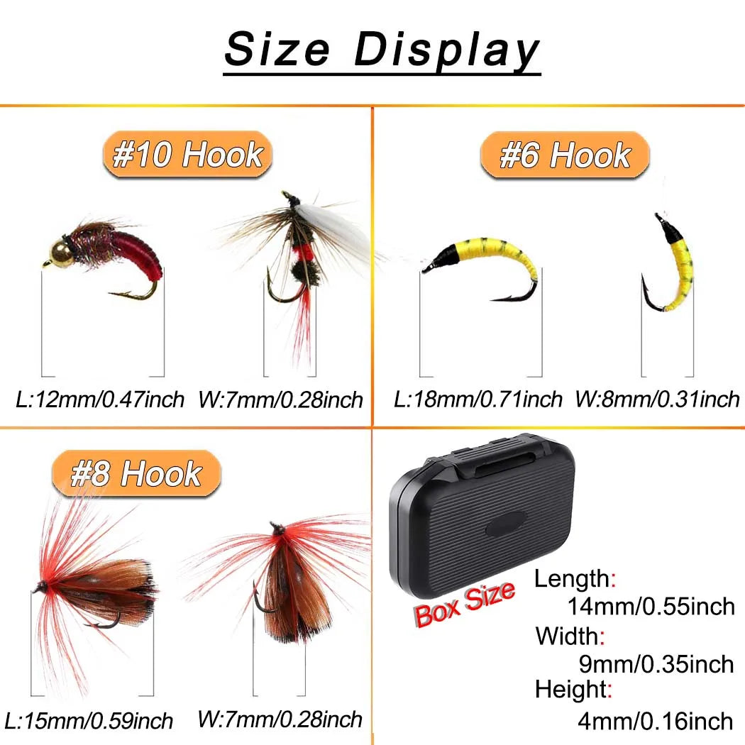 FlyVault Dry/Wet Fly Fishing Assortment Kit