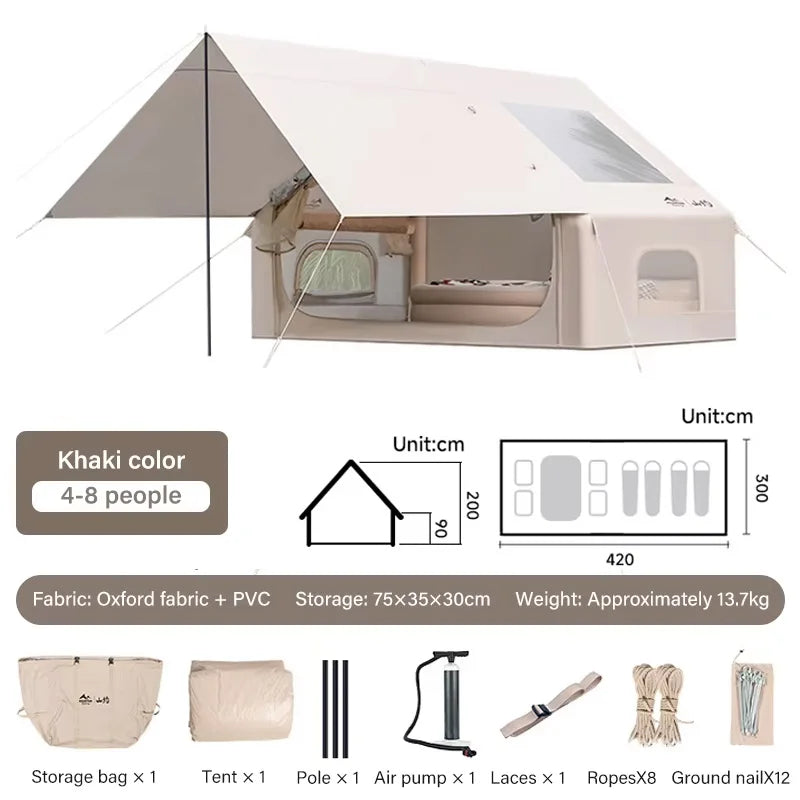 AirBase 2-in-1 Auto Inflatable Tent with Sunshade