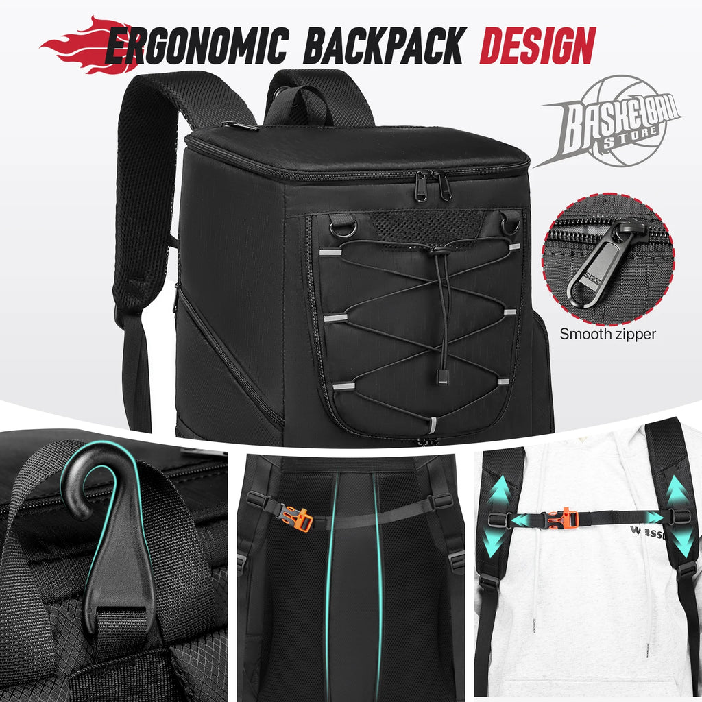 CourtPack Sports Backpack with Shoe Compartment
