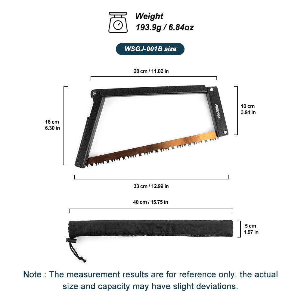 FoldSaw Aluminum Manganese Steel Folding Camp Saw