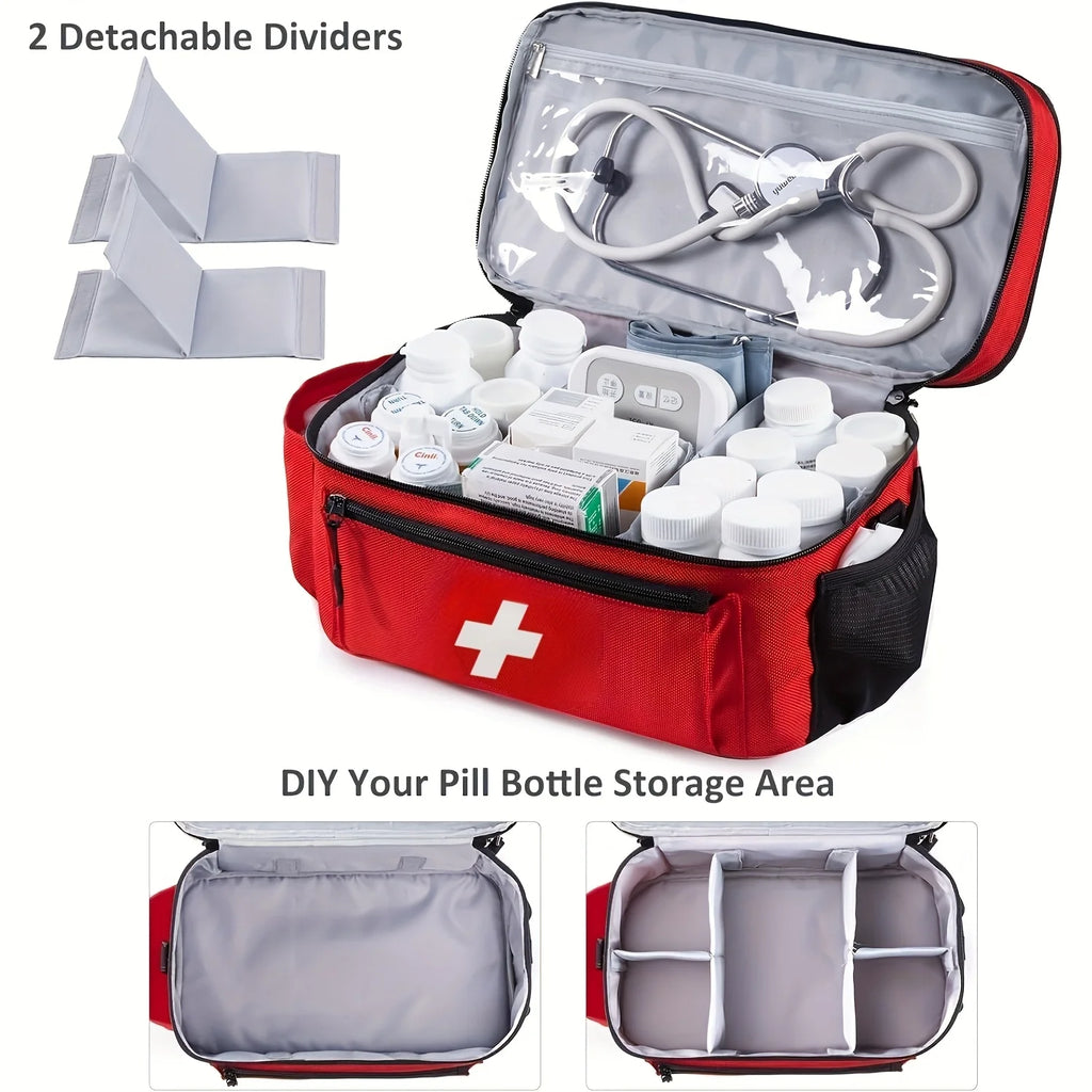 MedVault Pro Portable Emergency Medicine Storage Bag